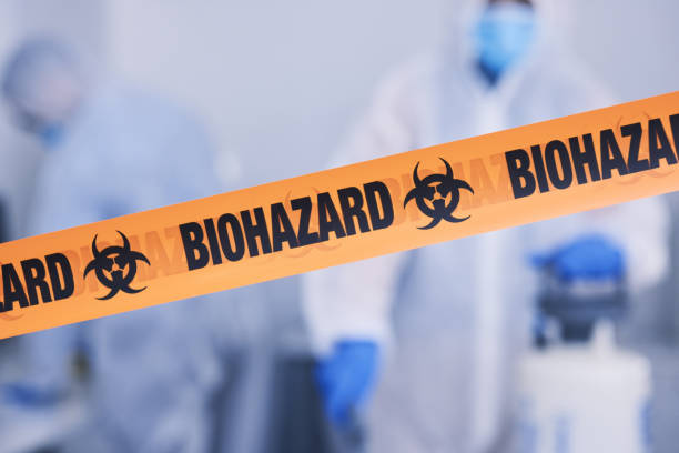 Professional Biohazard technician working in Arden, NC